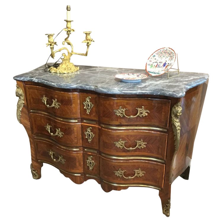 Commode Louis XV En Arbalete