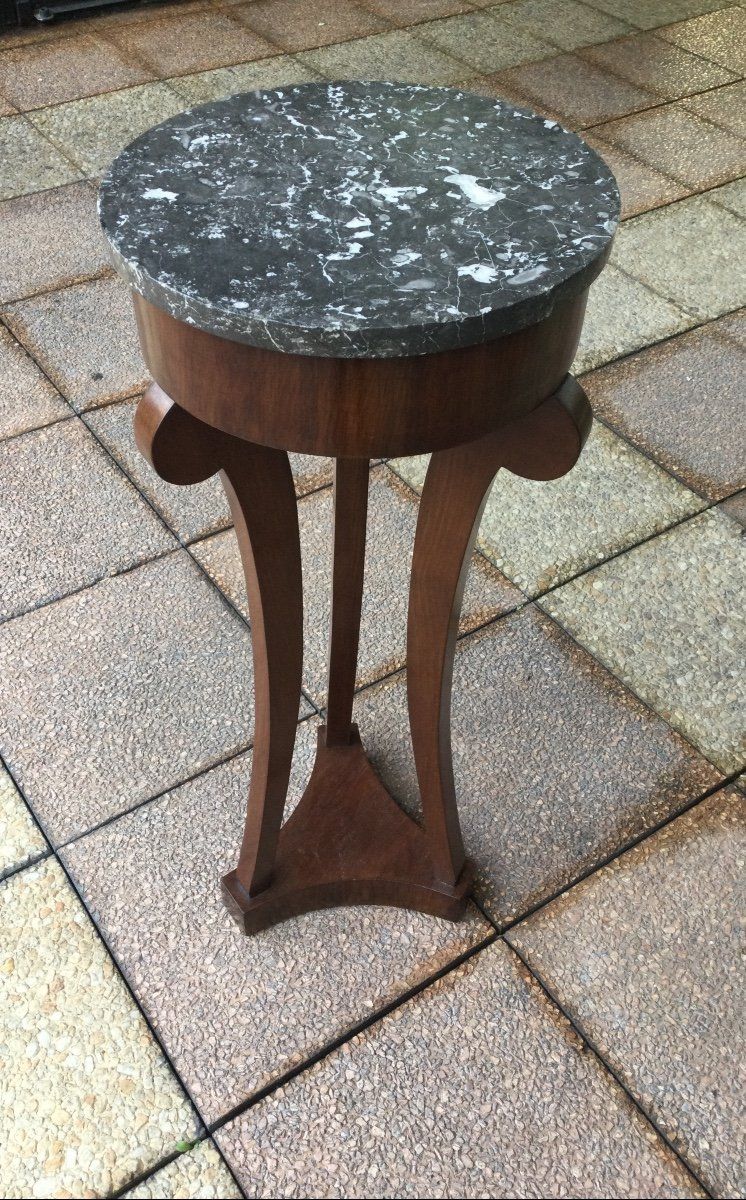 A Restoration Period Mahogany Wood Sellette