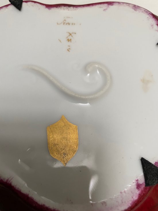 BOÎTE PORCELAINE, PEINTE