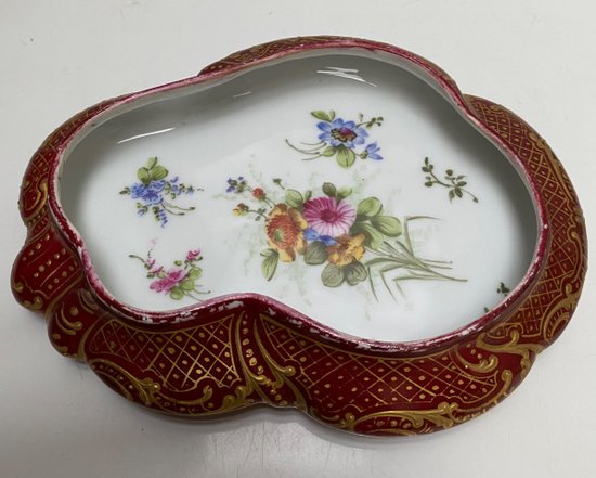 BOÎTE PORCELAINE, PEINTE