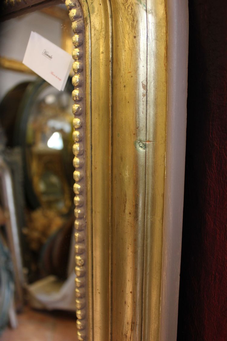 Specchio stretto 51 X 140 Cm, Louis Philippe Perlé d'Entre Deux