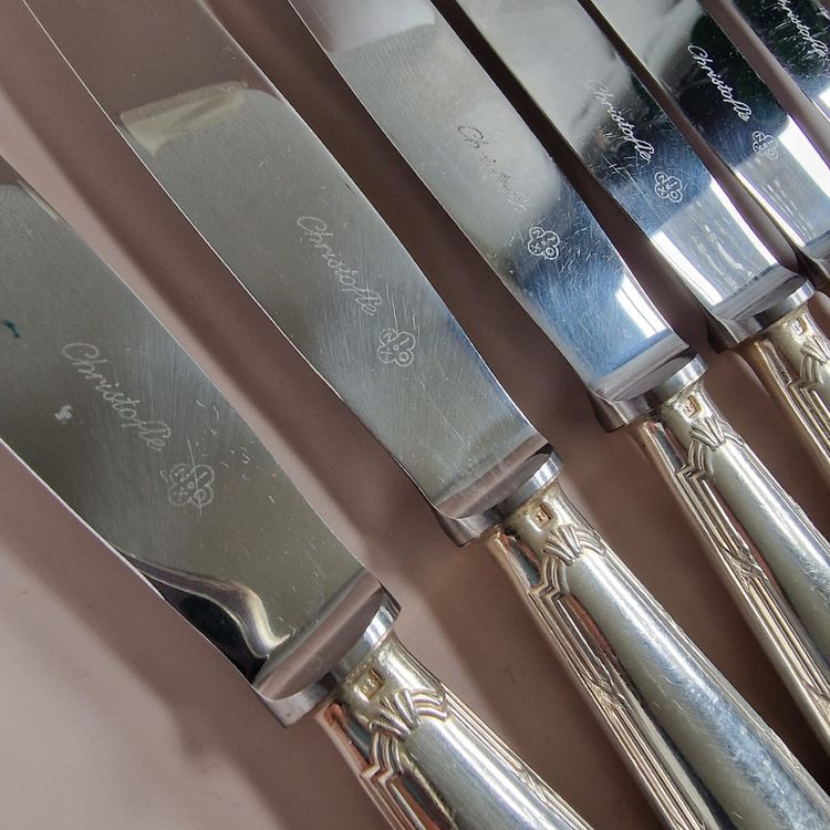 Christofle Silver Metal Cutlery Set