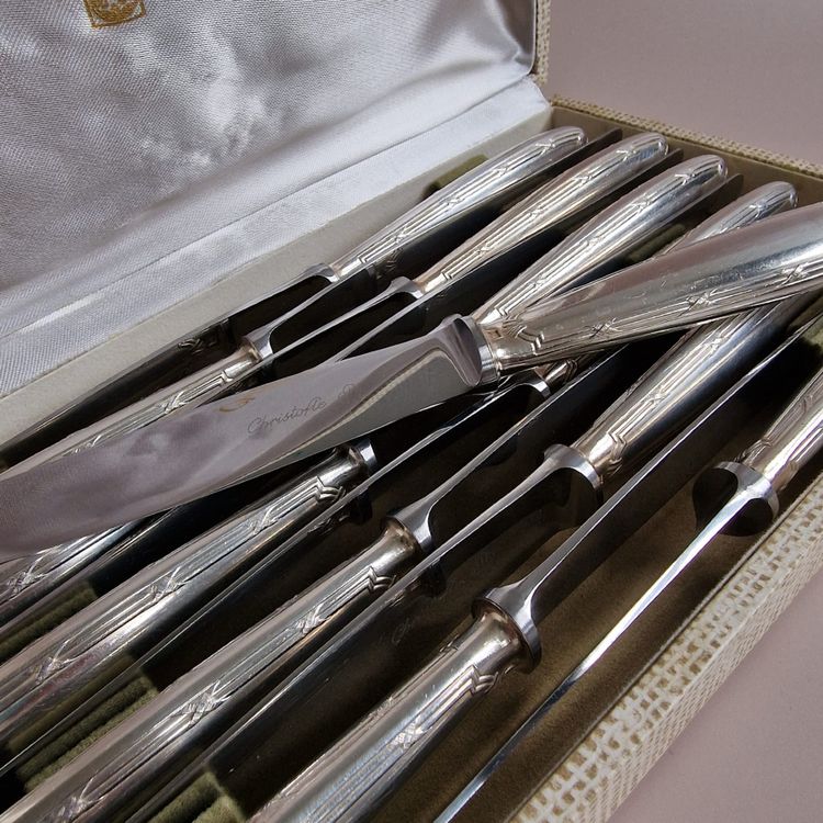 Christofle Silver Metal Cutlery Set