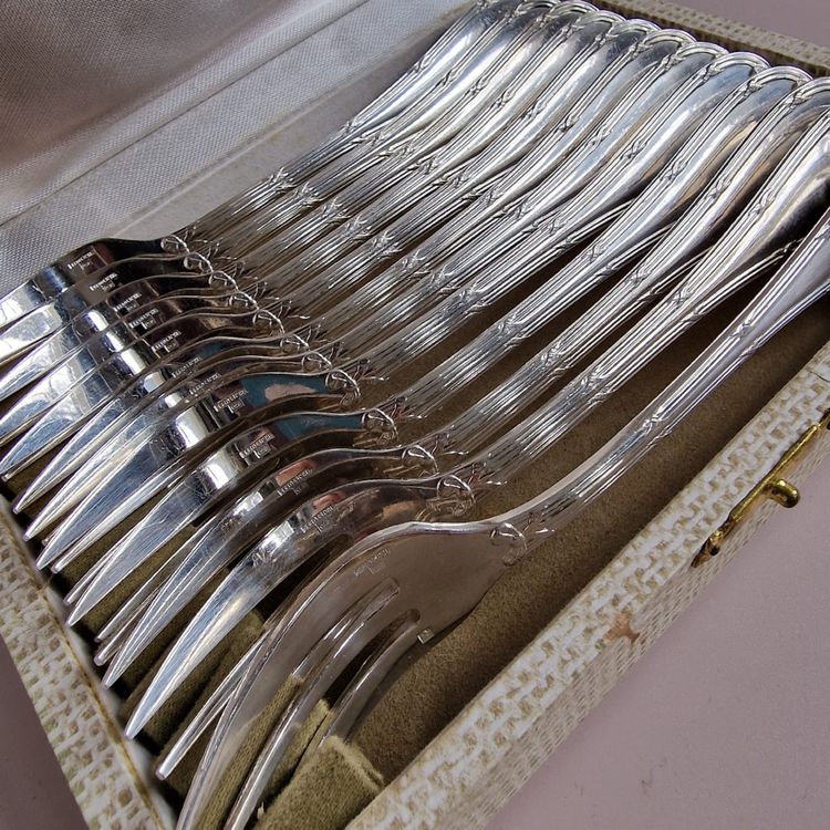 Christofle Silver Metal Cutlery Set