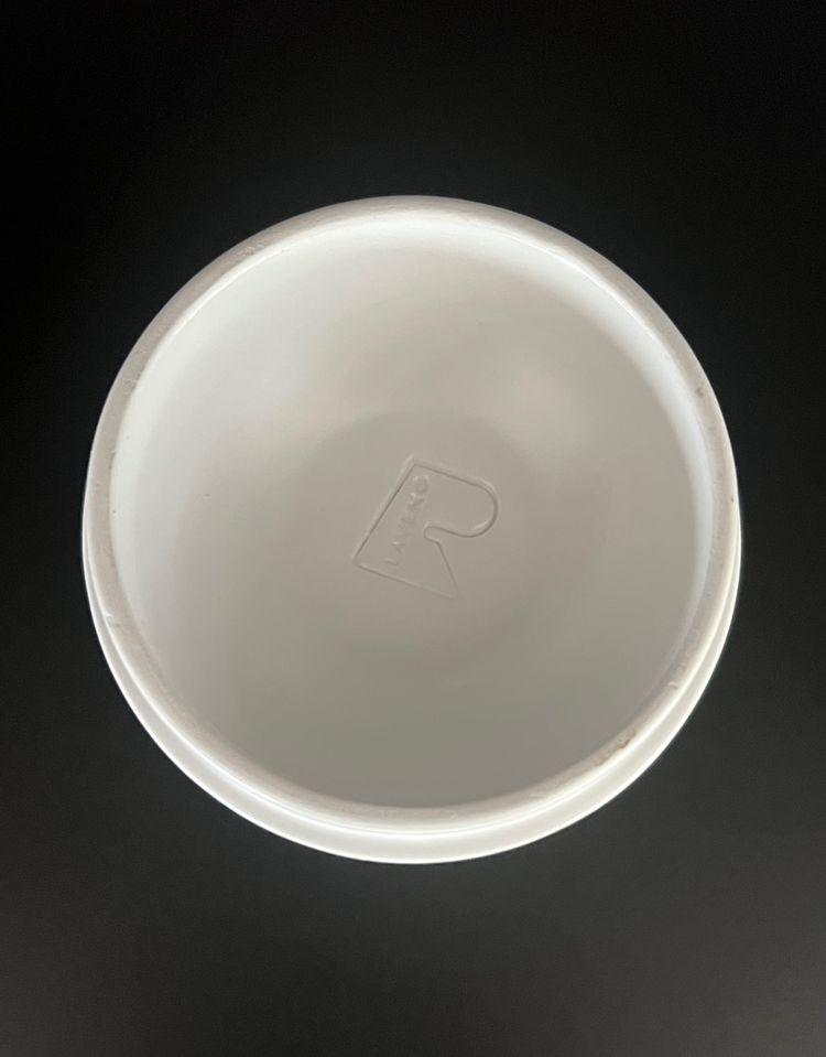White ceramic smoking set from Societa Ceramica Revelli in Laveno, Italy, 1970s