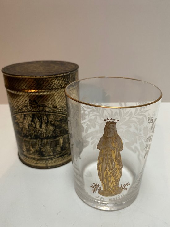 VERRE SOUVENIR DE LOURDES