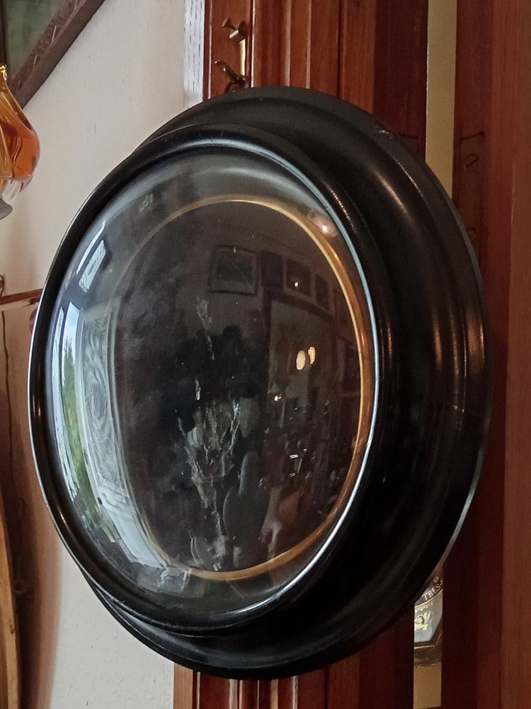 Ancien cadre verre bombé Napoléon 3 