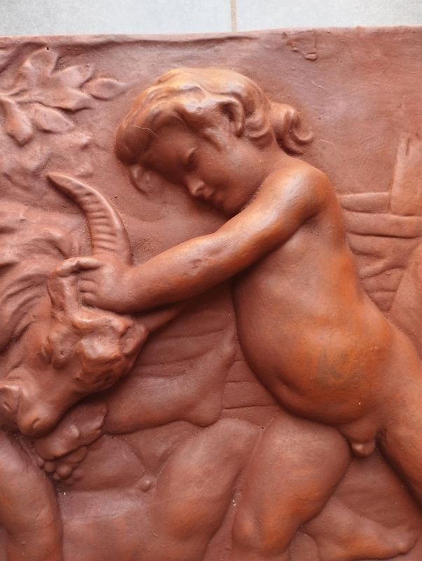 Large bas-relief - beautiful decorative piece after Edme Bouchardon.