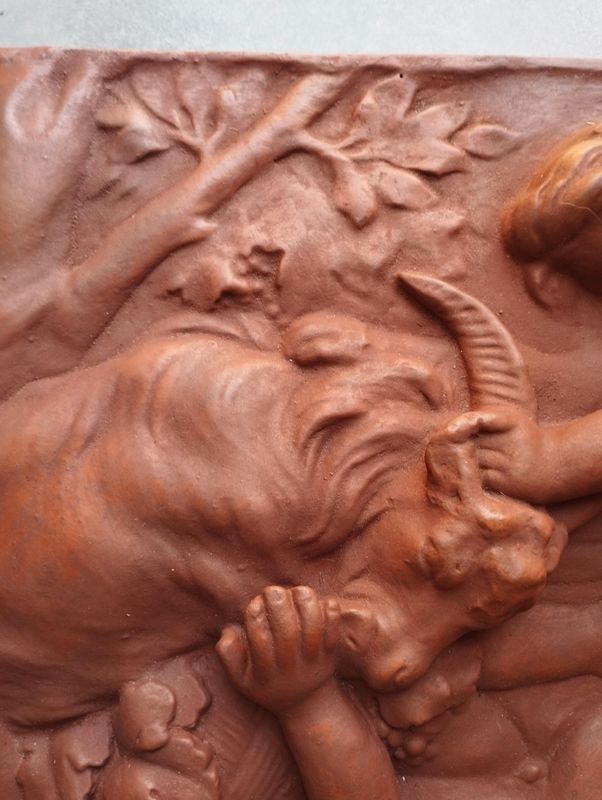 Large bas-relief - beautiful decorative piece after Edme Bouchardon.
