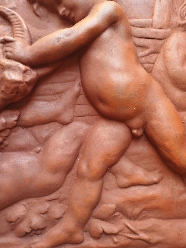 Large bas-relief - beautiful decorative piece after Edme Bouchardon.