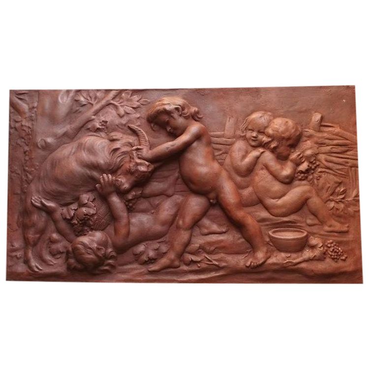 Large bas-relief - beautiful decorative piece after Edme Bouchardon.