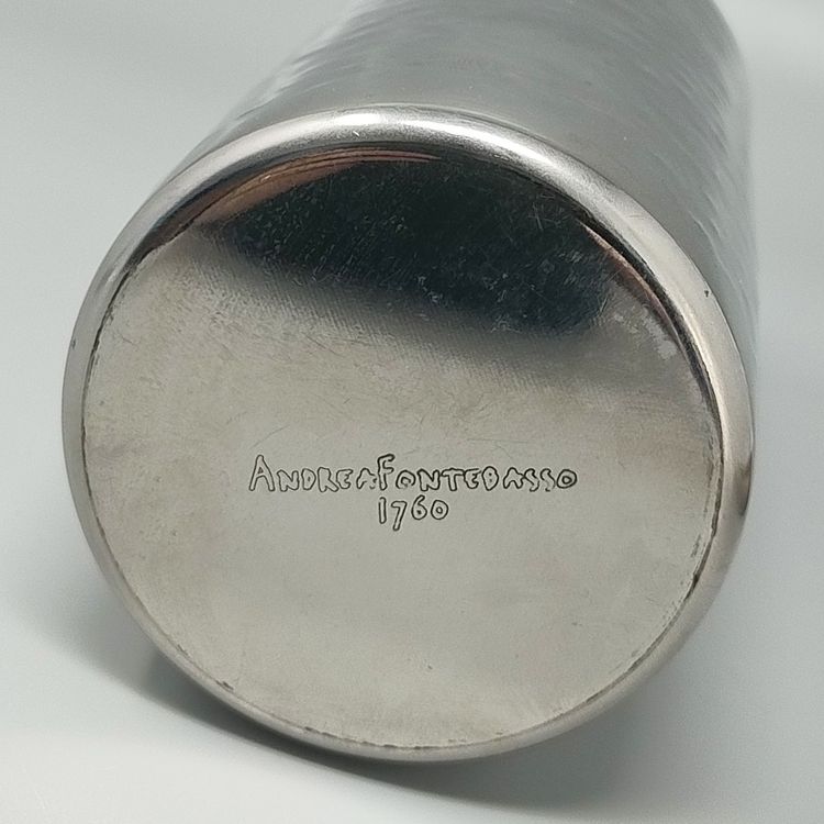 1970s Gorgeous cocktail shaker by Andrea Fontebasso. Made in Italy