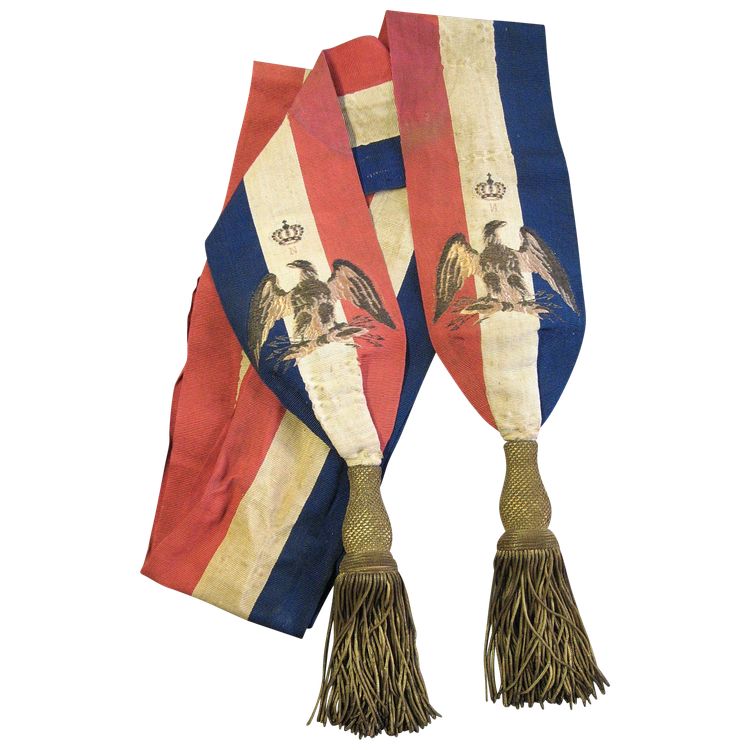 Deputy or Mayor's Sash from the Second Empire Period.