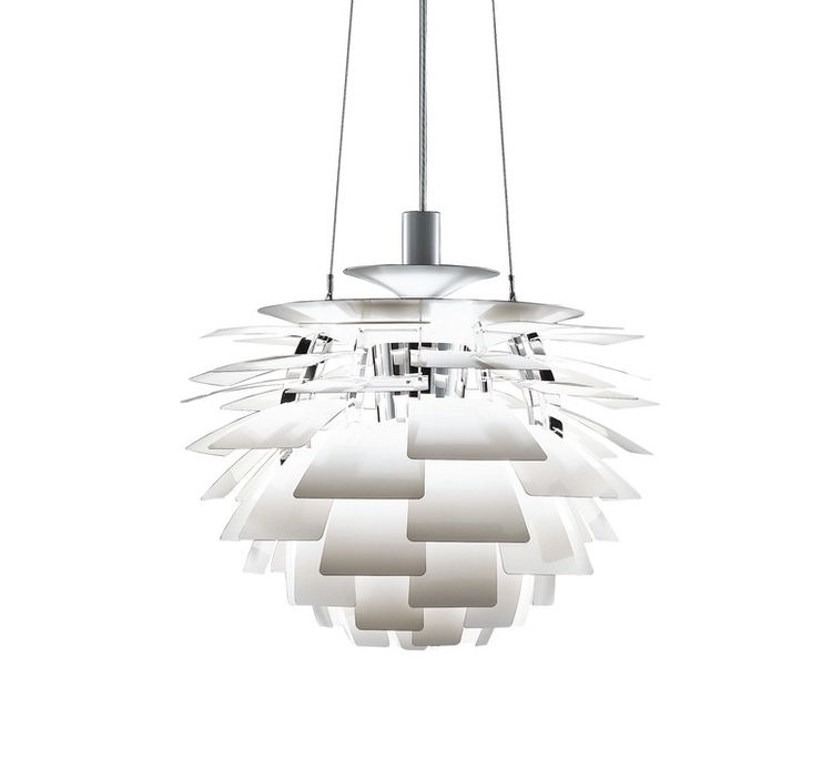 Poul Henningsen (after), Artichoke Chandelier Large Model White