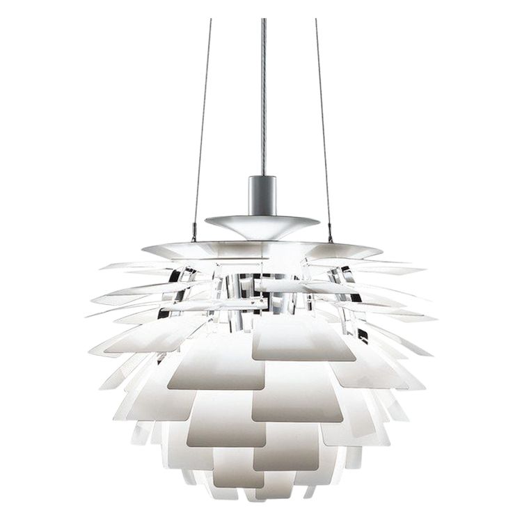Poul Henningsen (after), Artichoke Chandelier Large Model White