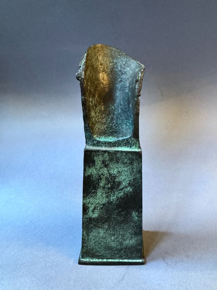 Bronze sculpture Igor Mitoraj “Tindaro” bust of a man 
