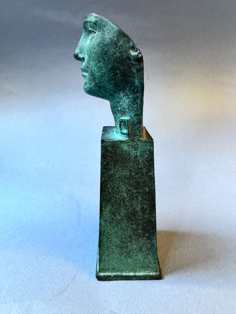Bronze sculpture Igor Mitoraj “Tindaro” bust of a man 