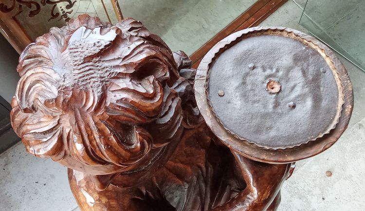 Coppia di porte Torchiere con cornucopia/XIX secolo 