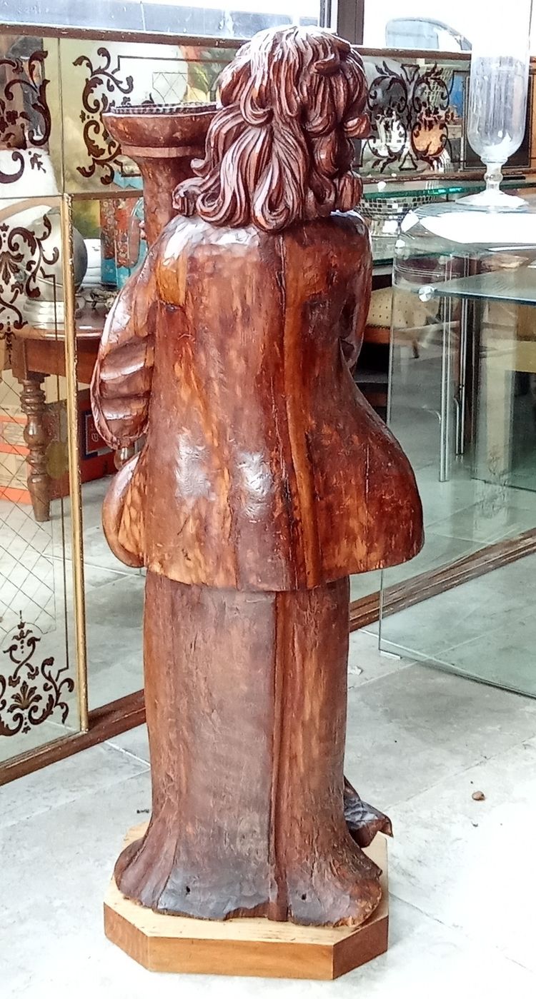 Coppia di porte Torchiere con cornucopia/XIX secolo 