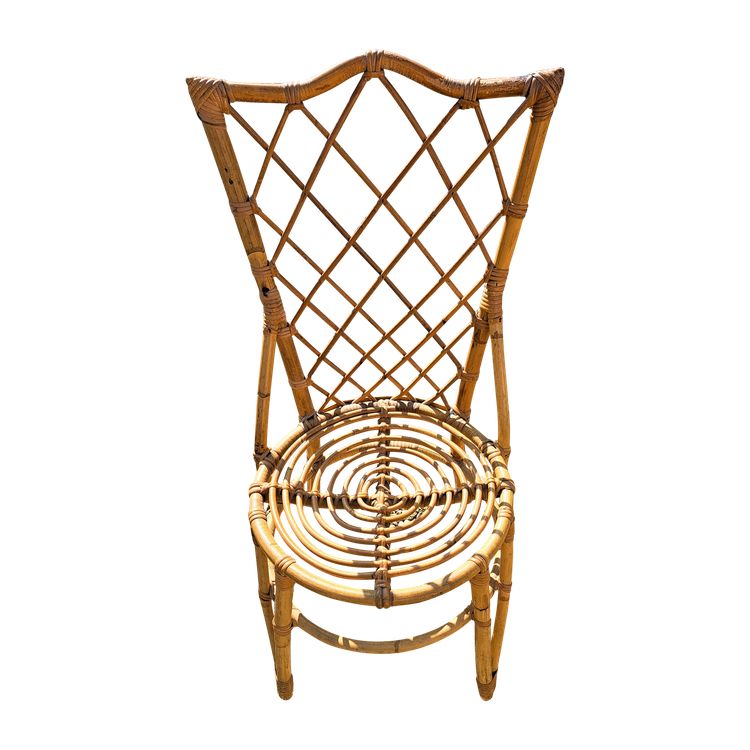 Rattan chair from the 60s and 70s
