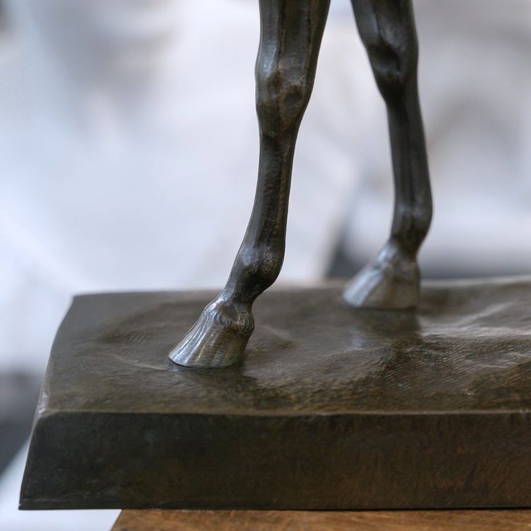 Sculpture - Le Cheval Libre , Alfredo Biagini (1886 – 1952) - Bronze