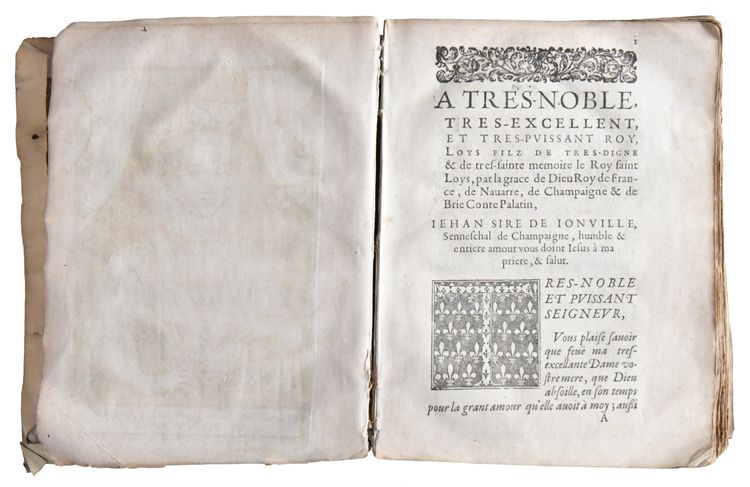 Jean de JOINVILLE "History of St. Louis IX. of the name, King of France" Edited by Sebastien Cramoisy, 1617