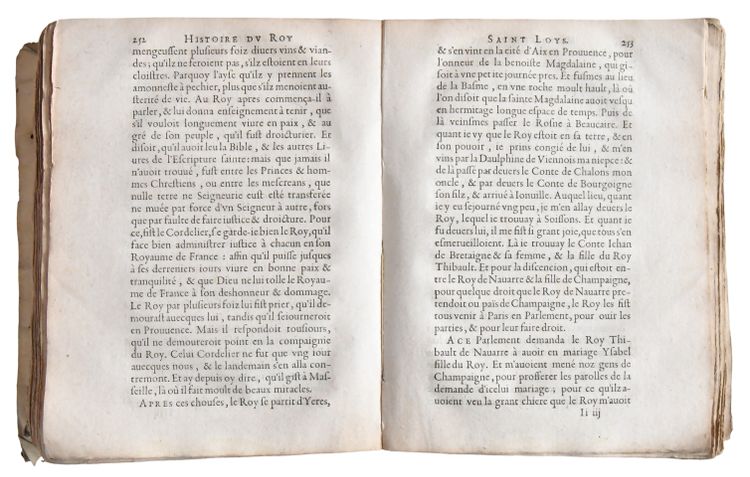 Jean de JOINVILLE "History of St. Louis IX. of the name, King of France" Edited by Sebastien Cramoisy, 1617