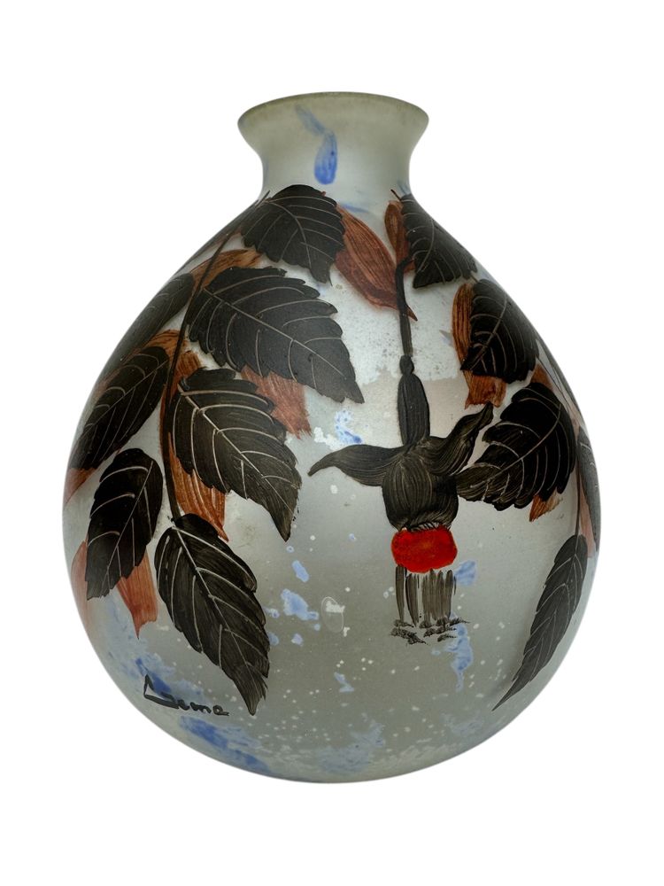 Vase à décor des Fuchsias