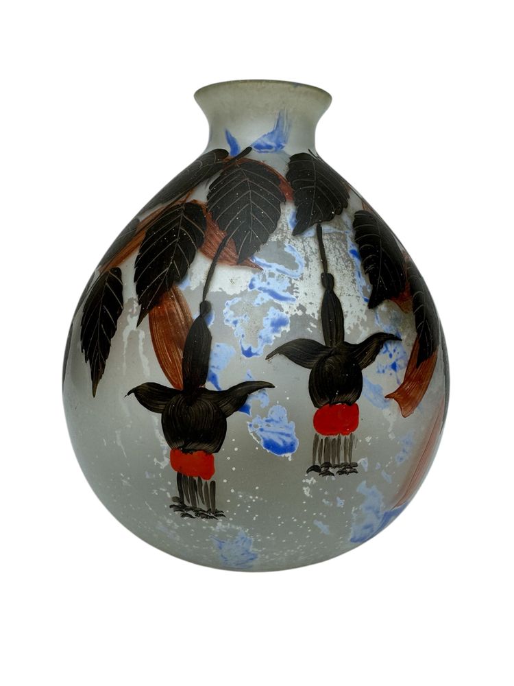 Vase à décor des Fuchsias