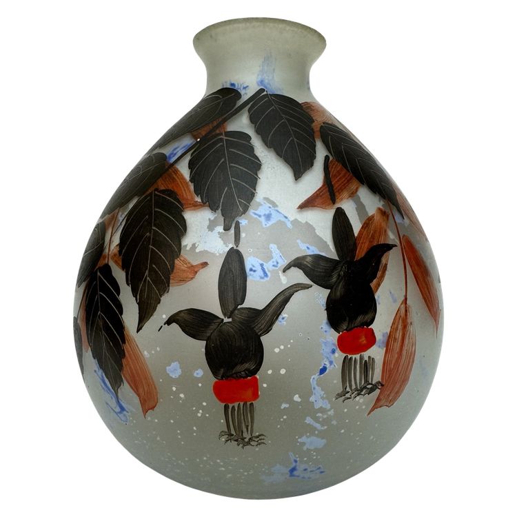 Vase à décor des Fuchsias