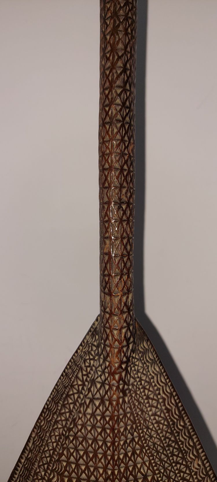 Ceremonial paddle from the RA'IVAVAE Islands before 1846