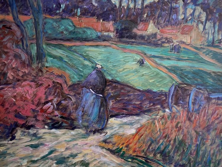Animated garden in Brittany, Pont-Aven school