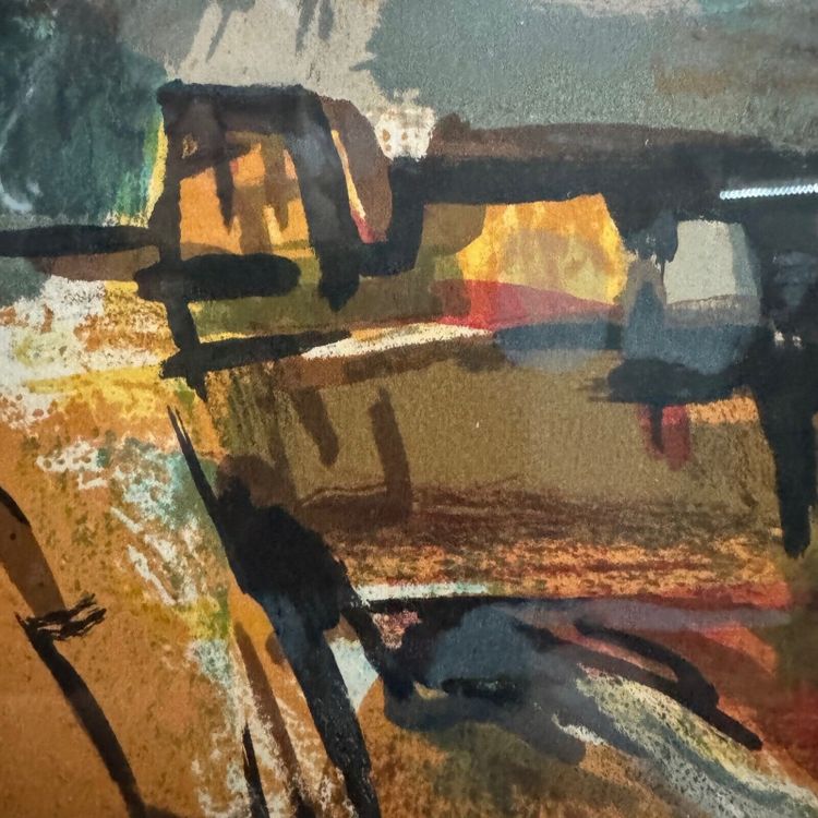 Lithographie contresignée épreuve d'artiste par Jean Chevolleau XXe