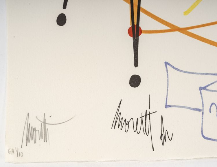 Lithograph by Raymond MORETTI and Jean COCTEAU
