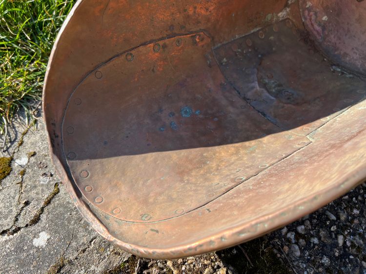 Porte-seau à charbon en cuivre – XIXe siècle