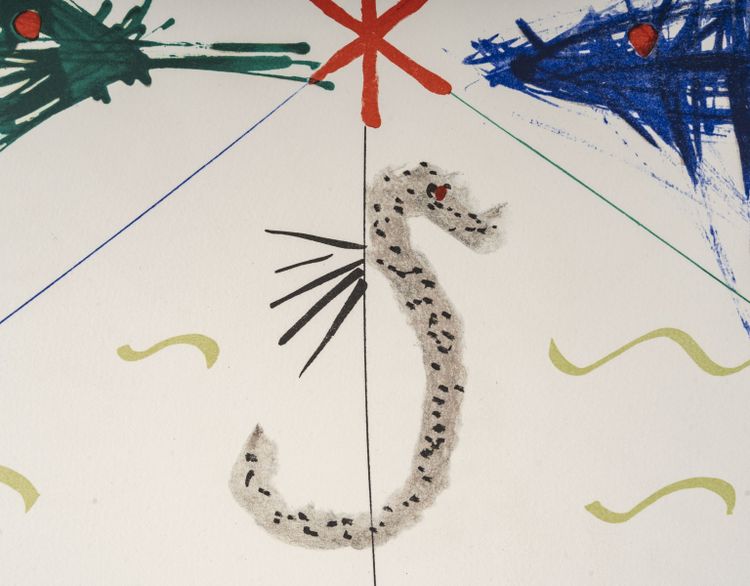 Lithographie par Raymond MORETTI et Jean COCTEAU