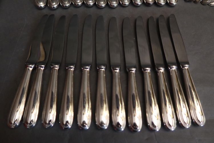 Christofle Perles 61-piece cutlery set