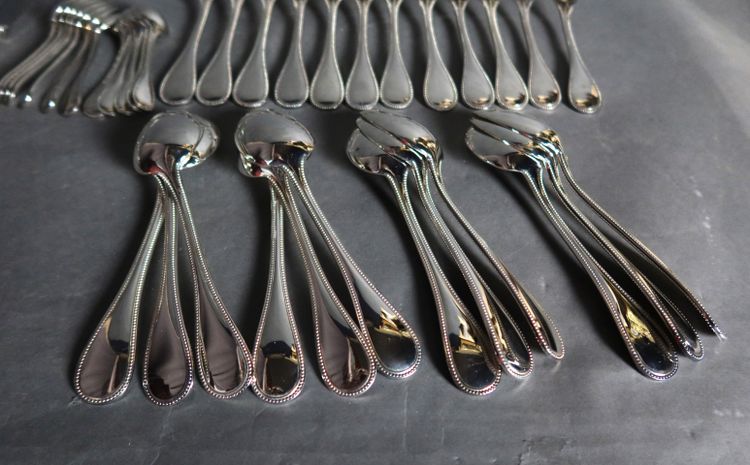 Christofle Perles 61-piece cutlery set