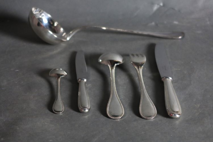 Christofle Perles 61-piece cutlery set