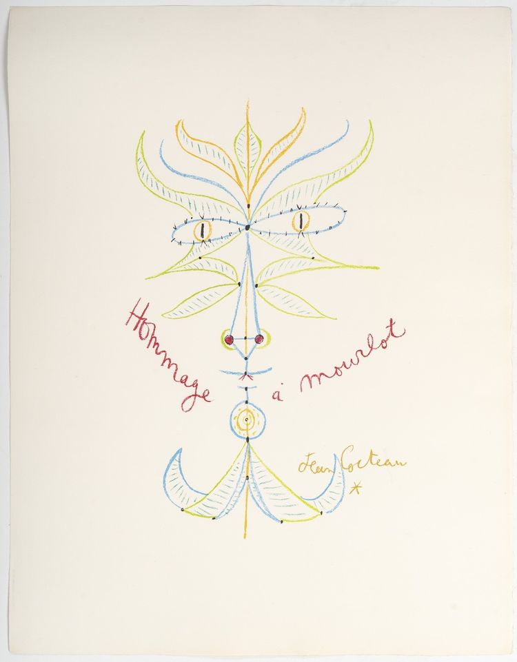 Lithograph by Jean COCTEAU