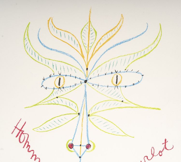 Lithograph by Jean COCTEAU