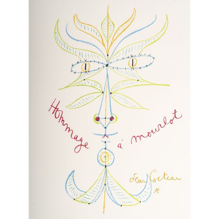 Lithograph by Jean COCTEAU