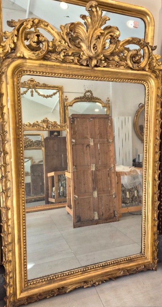 Napoleon III period mirror