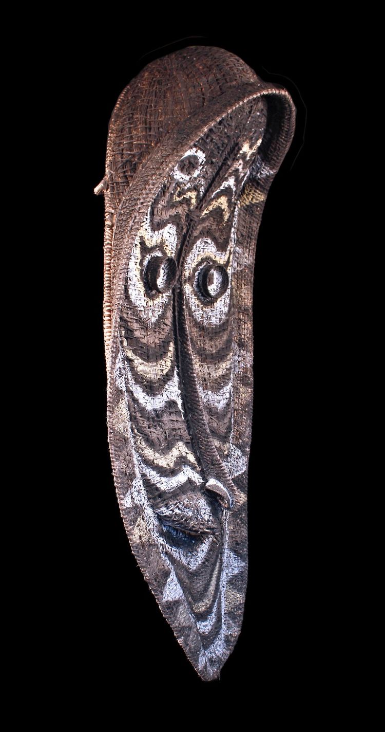 Maschera pignone, arte tribale, arte oceanica, arte tradizionale, cesteria, Papua Nuova Guinea