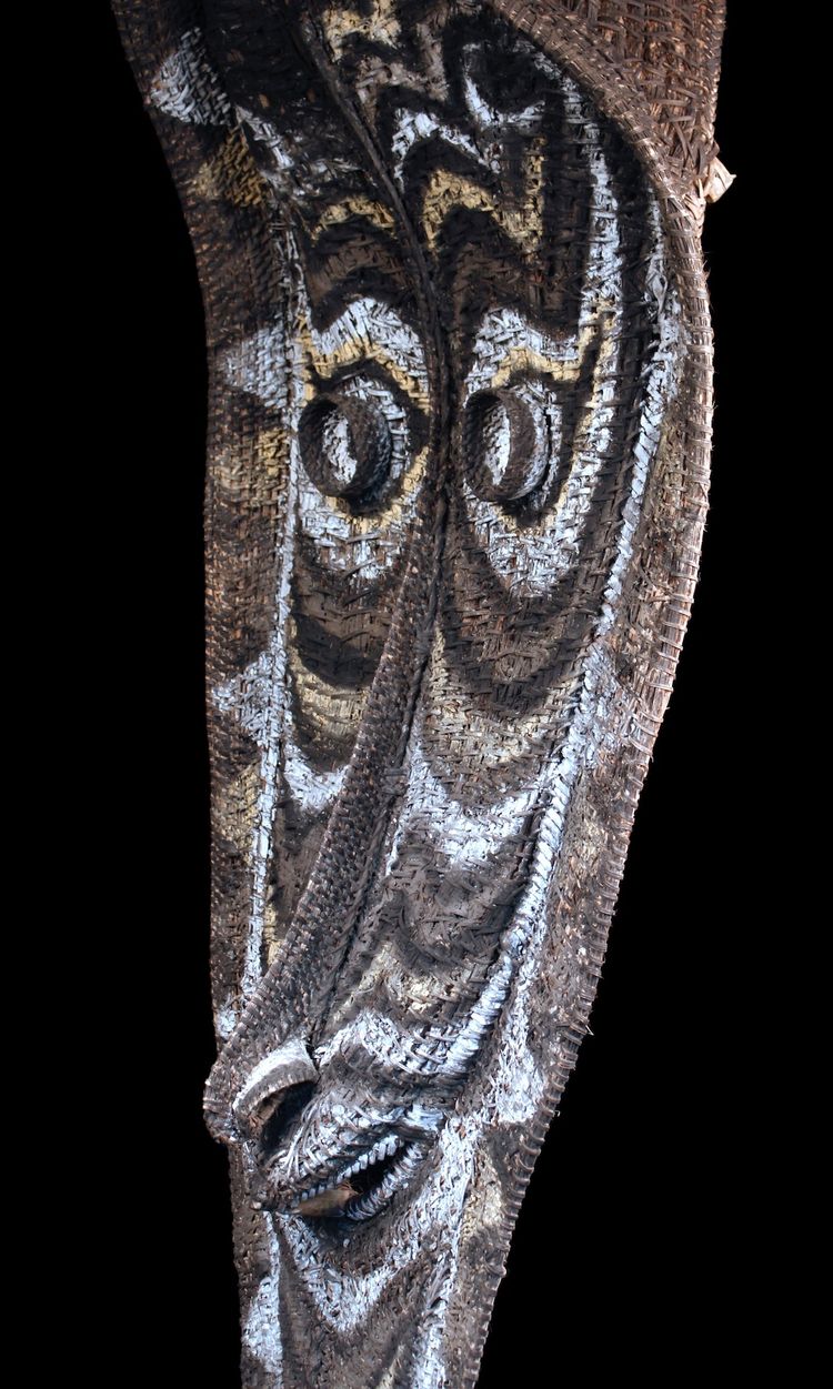 Maschera pignone, arte tribale, arte oceanica, arte tradizionale, cesteria, Papua Nuova Guinea
