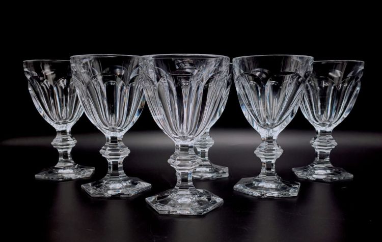 Baccarat 6 XL Wassergläser 15,70 cm Modell Harcourt 1841