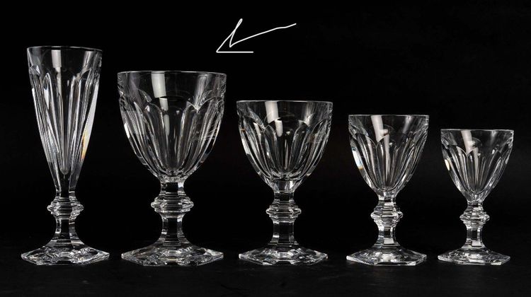 Baccarat 6 XL Wassergläser 15,70 cm Modell Harcourt 1841