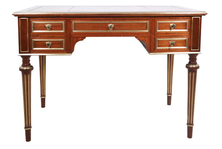 Bureau Plat Style Louis XVI Fin XIXe Siècle