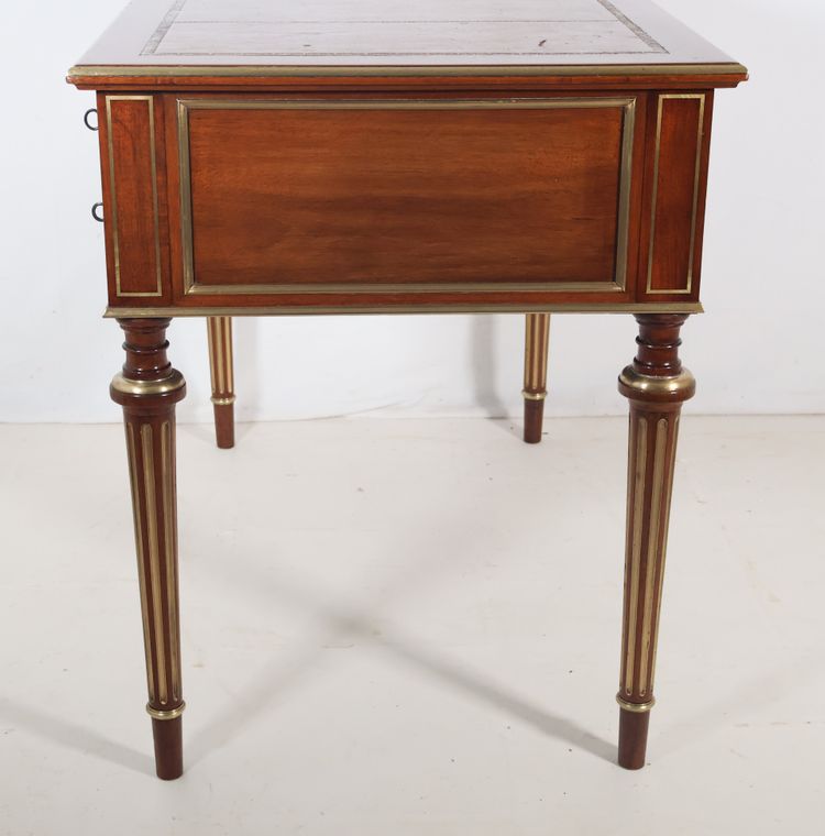 Bureau Plat Style Louis XVI Fin XIXe Siècle