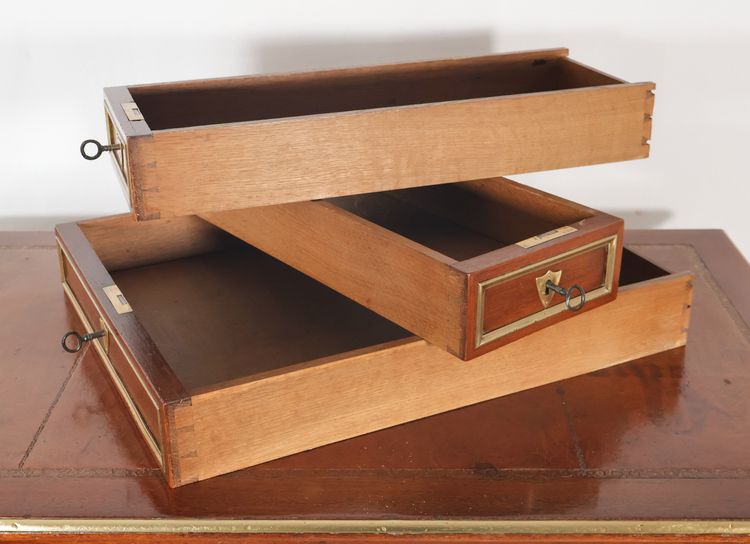 Bureau Plat Style Louis XVI Fin XIXe Siècle